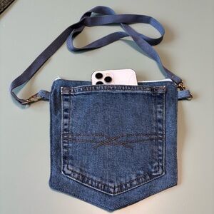 Denim Pocket Crossbody